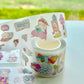 NEW! Teayou - Reading Sleeping | Kiss-cut | 4cm PET Tape | Release Paper | 10M