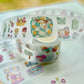 NEW! Teayou - Reading Sleeping | Kiss-cut | 4cm PET Tape | Release Paper | 10M