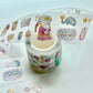 NEW! Teayou - Reading Sleeping | Kiss-cut | 4cm PET Tape | Release Paper | 10M