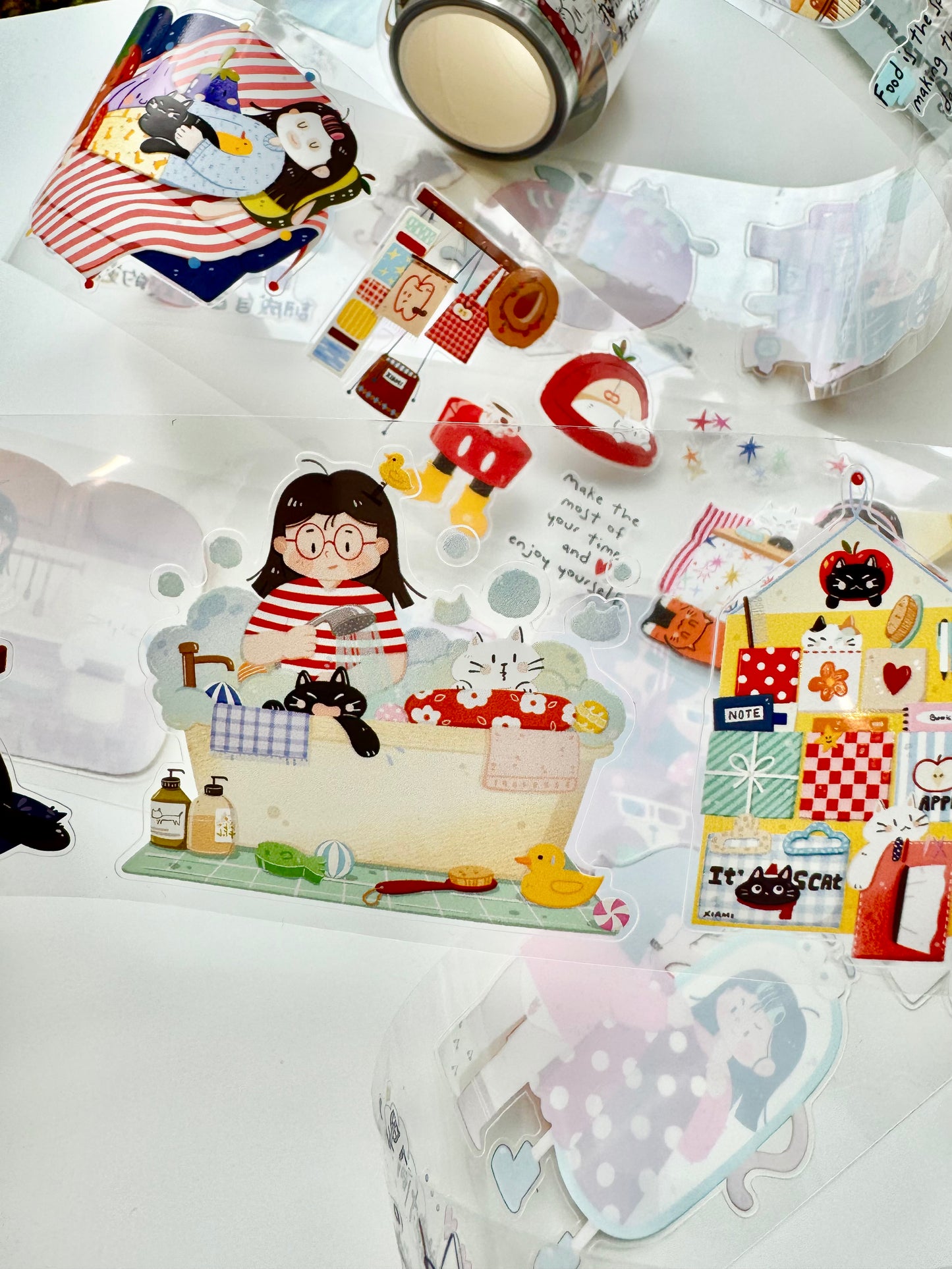 NEW! Xiami Studio - Xiami's Vacation Diaries | Kiss-cut | 6cm Tape | Release Paper | 5M
