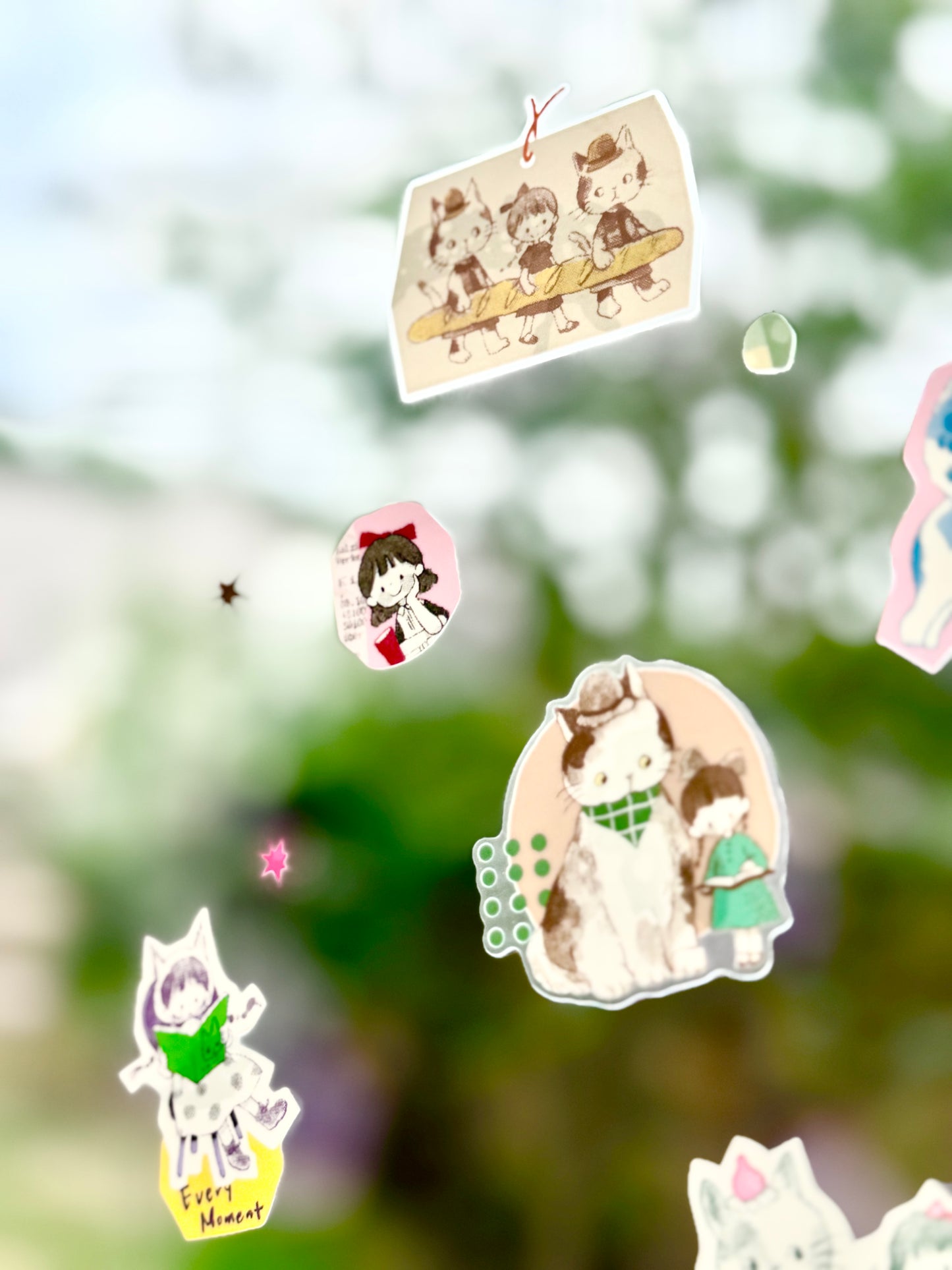 NEW! Molinta - Cat in Magic | Kiss-cut | 5cm PET Tape | Release Paper | 5M