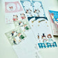 Molinta - Wonder in the world of cats | 40pcs Memo Pad | Ephemera Paper