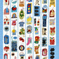 NEW! Xiami Studio - Tags | Kiss-cut | 4cm Glitter PET Tape | Release Paper | 5M