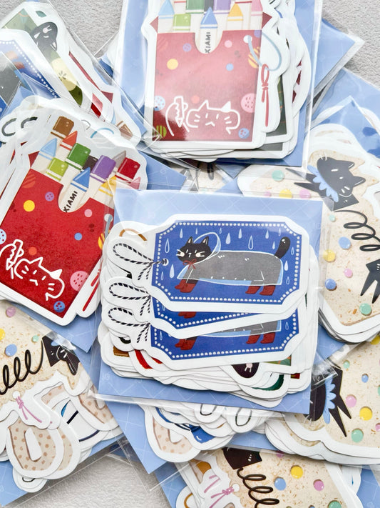 NEW! Xiami Studio - Tags | 30pcs Memo Pad | Ephemera Paper