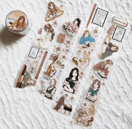 Brown Paper Kit - Recollection | 5cm PET Tape |  Release Paper