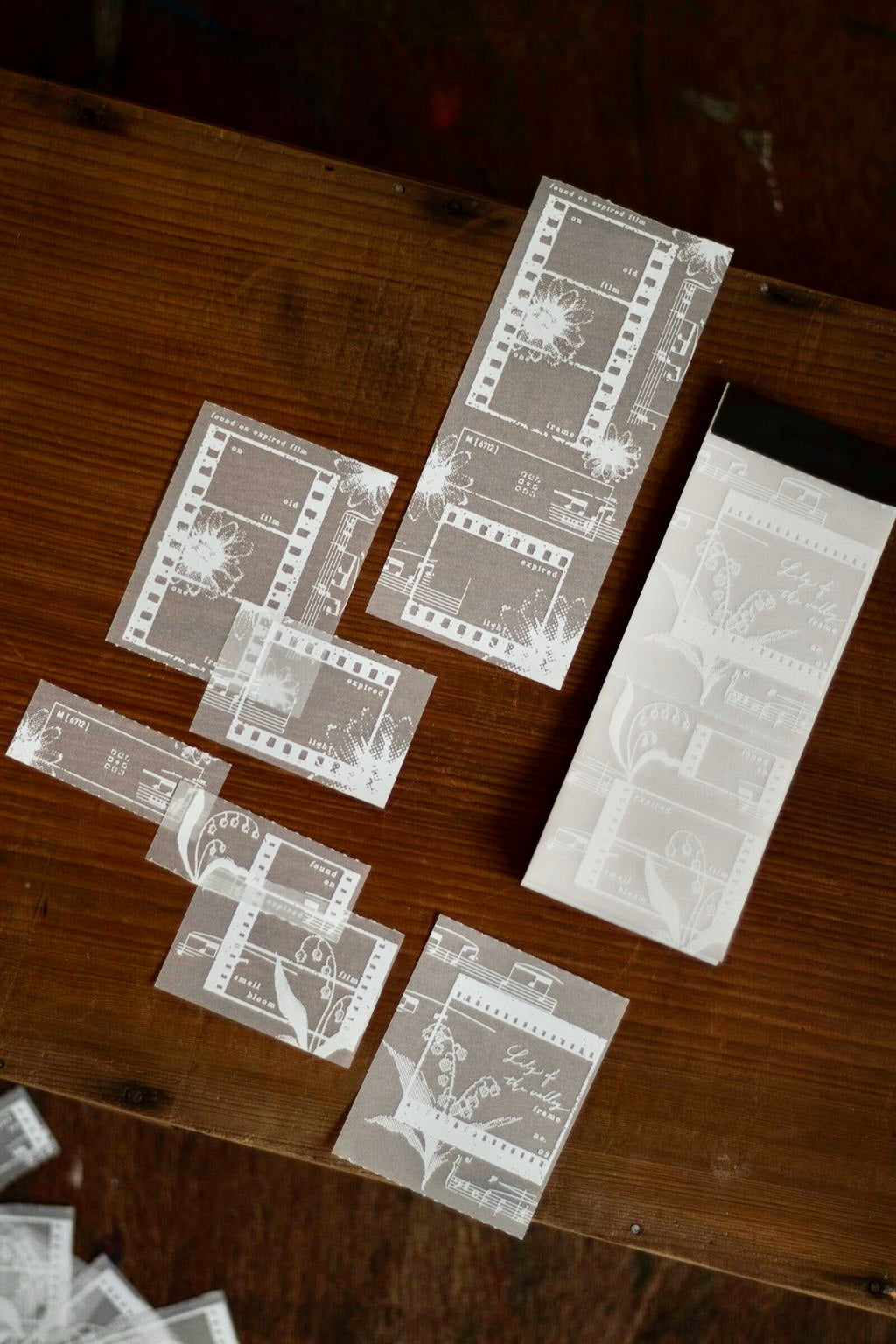 NEW! Loidesign - Film Negative | 36 Sheets | Tracing Paper | Memo Pad | Notepad | Ephemera Paper