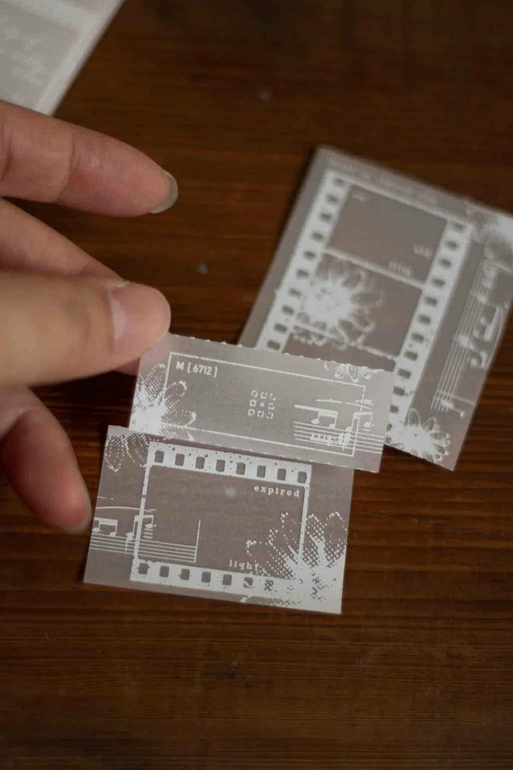 NEW! Loidesign - Film Negative | 36 Sheets | Tracing Paper | Memo Pad | Notepad | Ephemera Paper