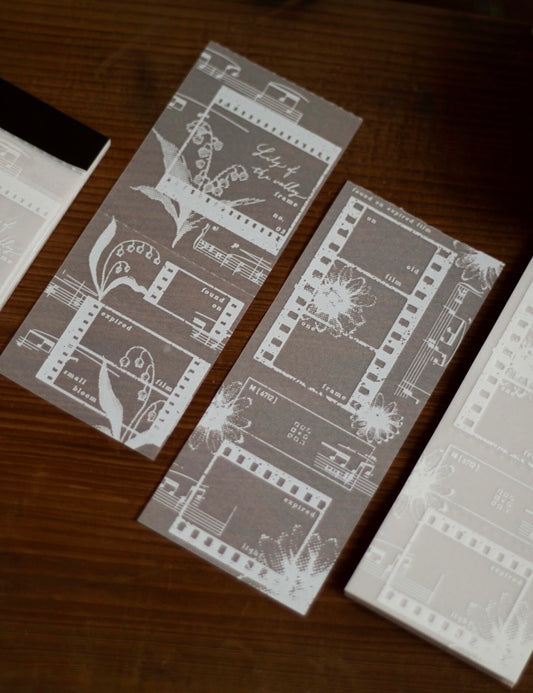 NEW! Loidesign - Film Negative | 36 Sheets | Tracing Paper | Memo Pad | Notepad | Ephemera Paper