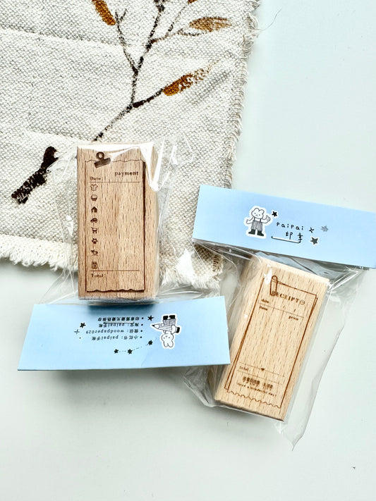 NEW! Paipai Studio - Expense Tracking Series | Rubber Stamps