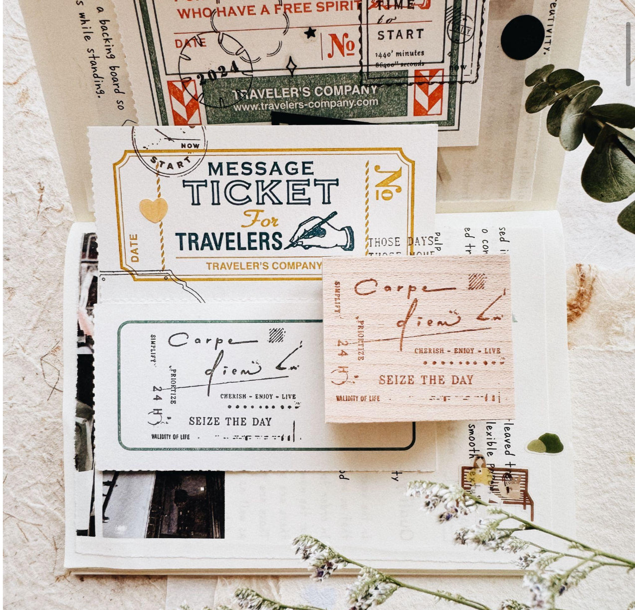 NEW! Penspapersplanner - VII - Life Is A Gift | Rubber Stamp