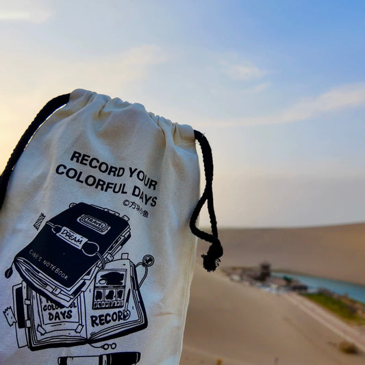 NEW! Cube Fish -Record Your Colorful Days | Standard TN | Planner Bag | Journaling Accessories