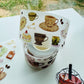 NEW! MWJ - Coffee| Kiss-cut | 4.5cm Glitter PET Tape |  Release Paper | 5M