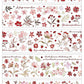 NEW! MWJ - Red Velvet Cake | Kiss-cut | 4.5cm Glitter PET Tape |  Release Paper | 5M
