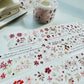 NEW! MWJ - Red Velvet Cake | Kiss-cut | 4.5cm Glitter PET Tape |  Release Paper | 5M