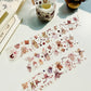 NEW! MWJ - Little Bear Daily Life | Kiss-cut | 4.5cm Glitter PET | Release Paper | 5M