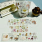 NEW! MWJ - Chair | Kiss-cut | 4.5cm Glitter PET Tape |  Release Paper | 5M