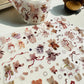 NEW! MWJ - Little Bear Daily Life | Kiss-cut | 4.5cm Glitter PET | Release Paper | 5M