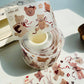 NEW! MWJ - Little Bear Daily Life | Kiss-cut | 4.5cm Glitter PET | Release Paper | 5M
