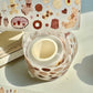NEW! MWJ - Cocoa Cookies | Kiss-cut | 4.5cm Glitter PET Tape |  Release Paper | 5M