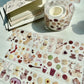 NEW! MWJ - Cocoa Cookies | Kiss-cut | 4.5cm Glitter PET Tape |  Release Paper | 5M