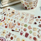 NEW! MWJ - Cocoa Cookies | Kiss-cut | 4.5cm Glitter PET Tape |  Release Paper | 5M