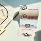 NEW! MWJ  -  Vintage Desserts | 100pcs Sticker Memo Roll | NO Release Paper