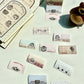 NEW! MWJ  -  Vintage Desserts | 100pcs Sticker Memo Roll | NO Release Paper