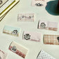 NEW! MWJ  -  Vintage Desserts | 100pcs Sticker Memo Roll | NO Release Paper