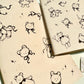 NEW! MWJ - Little Bears | Colorful Insert | 48 Pages TN Refill | Journaling Accessories