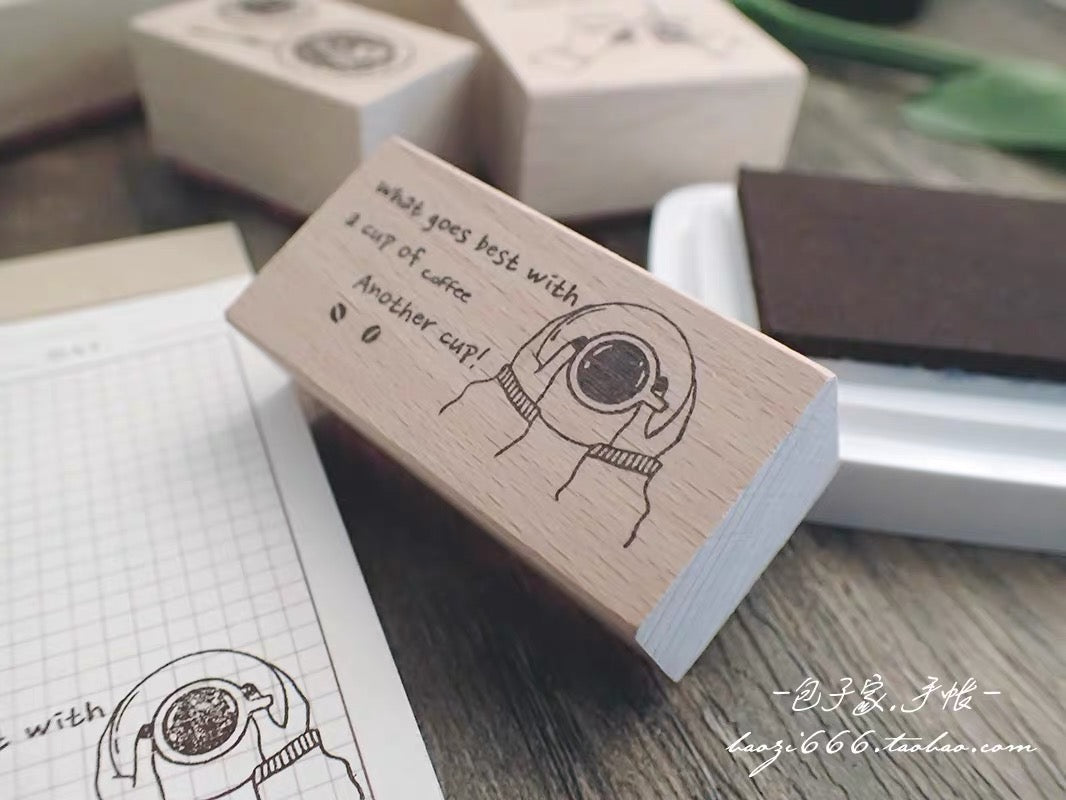 BZ Studio -Another Cup | Rubber Stamp