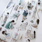 NEW! Kaixun - Drawing Girl | Kiss-cut | 6cm PET Tape | Release Paper