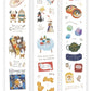 NEW! OURS - Tea Room "Sleeping Cat " | Kiss-cut | 4.5cm PET Tape | Release Paper | 5M