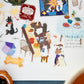 NEW! OURS - Tea Room "Sleeping Cat " | Kiss-cut | 4.5cm PET Tape | Release Paper | 5M