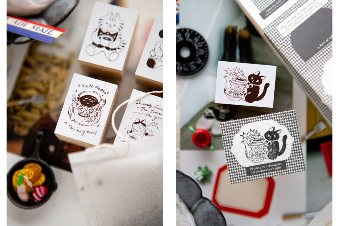 NEW! OURS - Tea Room "The Gift | Rubber Stamps