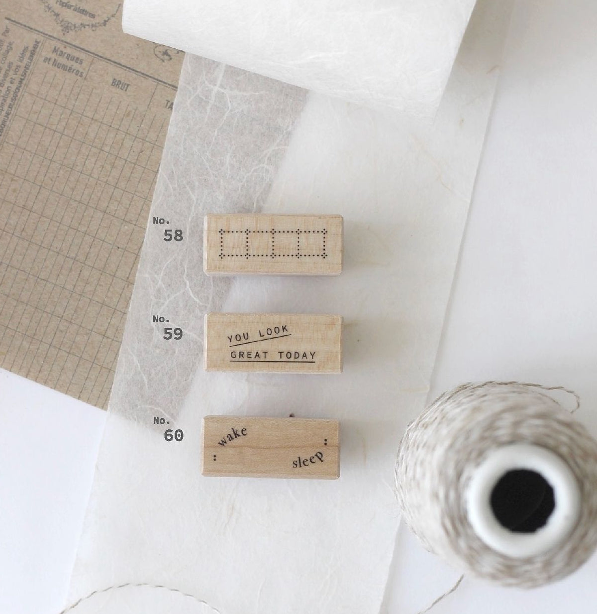 NEW! Nyret - Vol.10 Daily Aesthetic | Rubber Stamp