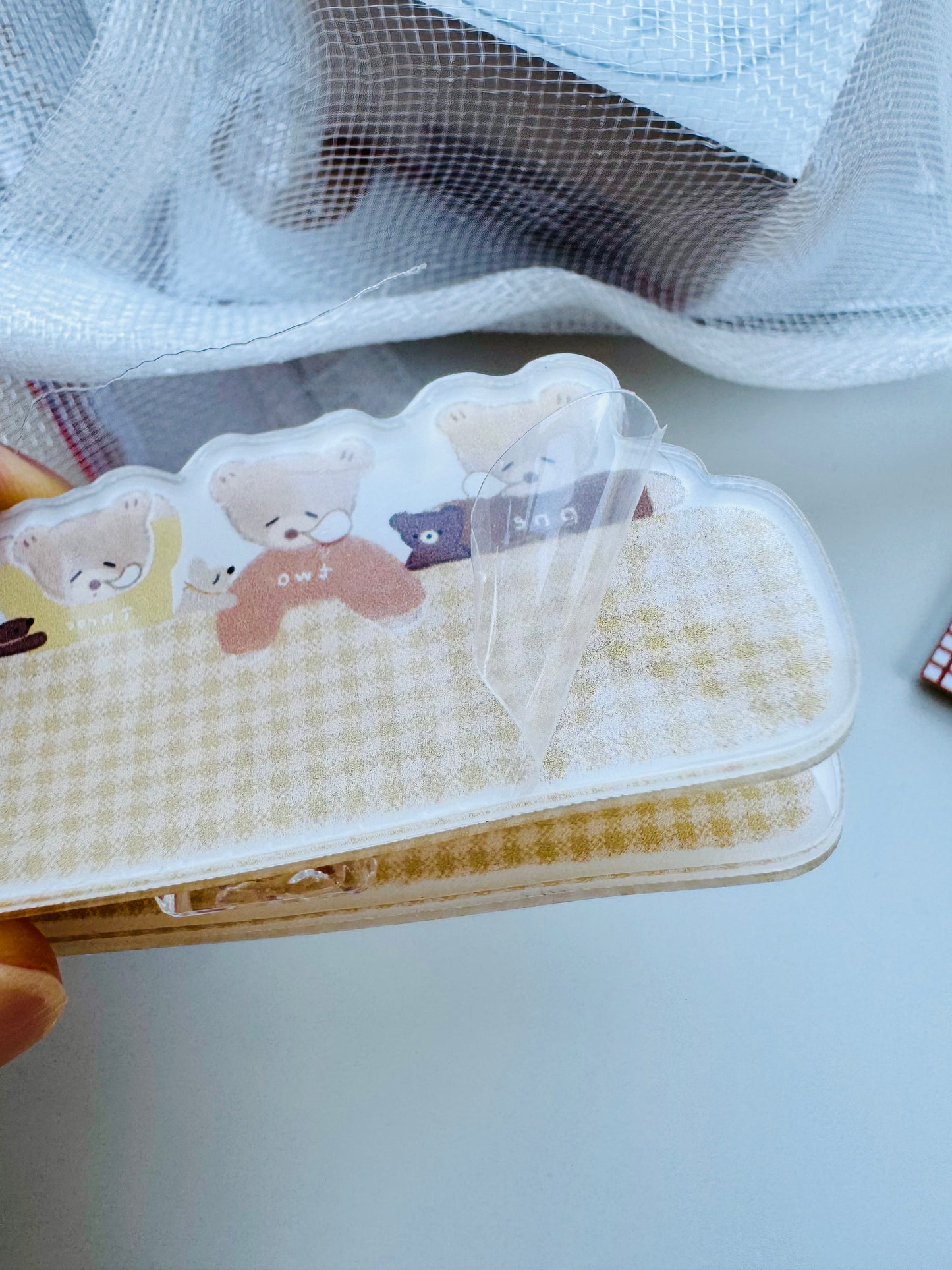 NEW! Ranmyu x Lazy Home - Stationery Fair Exclusive Bundle | 3-Item Set | Rubber Stamp | Sticky note | Resin Clip