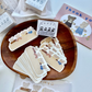 NEW! Ranmyu x Lazy Home - Stationery Fair Exclusive Bundle | 3-Item Set | Rubber Stamp | Sticky note | Resin Clip