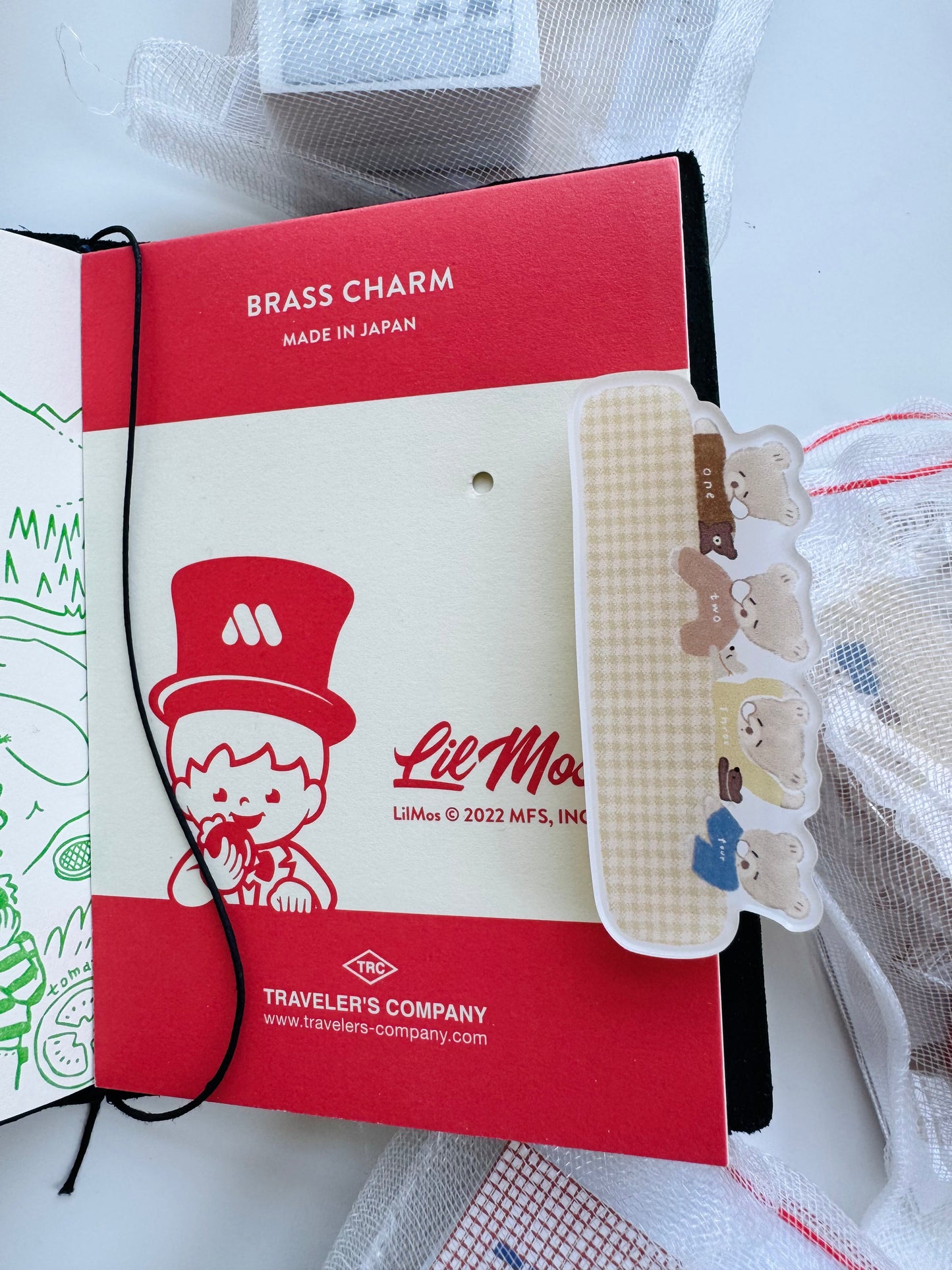 NEW! Ranmyu x Lazy Home - Stationery Fair Exclusive Bundle | 3-Item Set | Rubber Stamp | Sticky note | Resin Clip