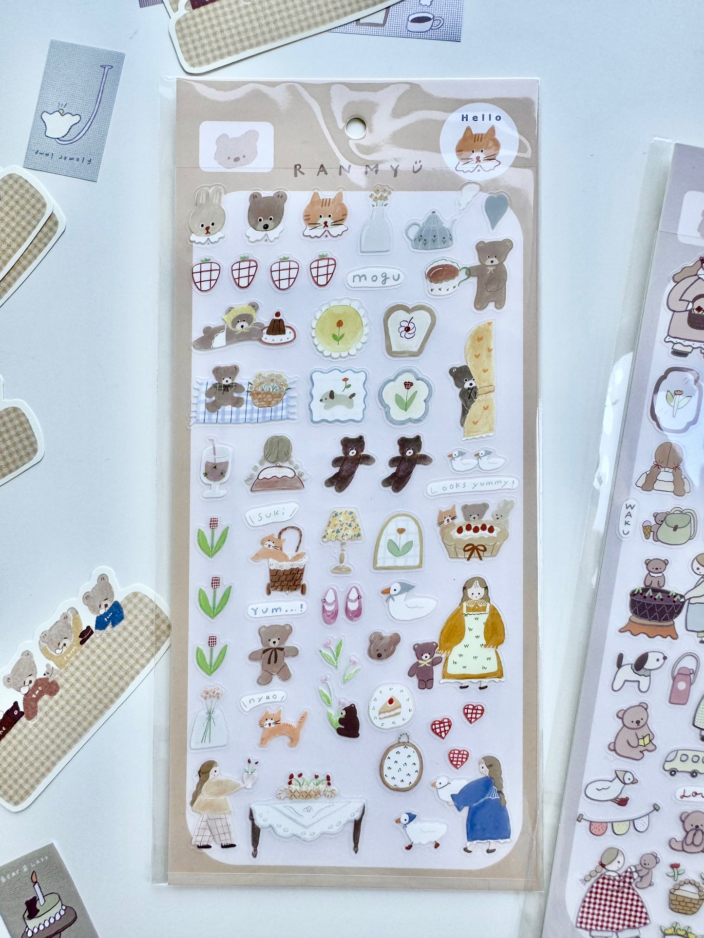 Ranmyu x Lazy Home - Spring Collection | Kiss-cut | 1 Sheet | PET Sticker