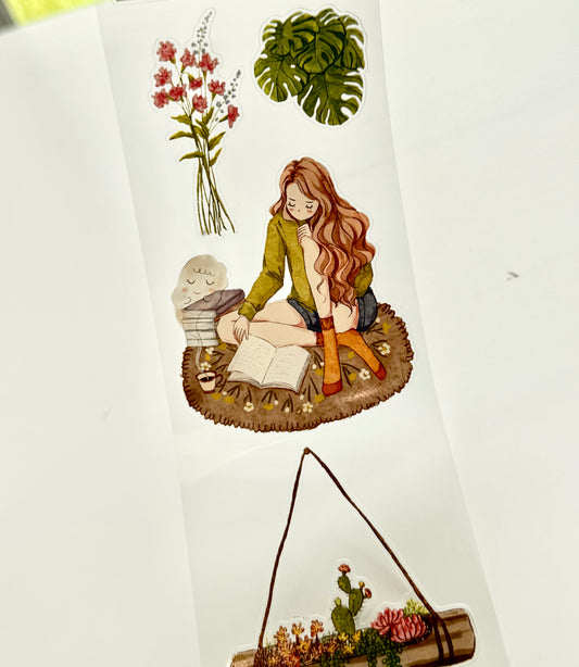 NEW! Soyi Studio - My Chill Time | 6.5cm Kiss-cut Tape |  Release Paper | 5M