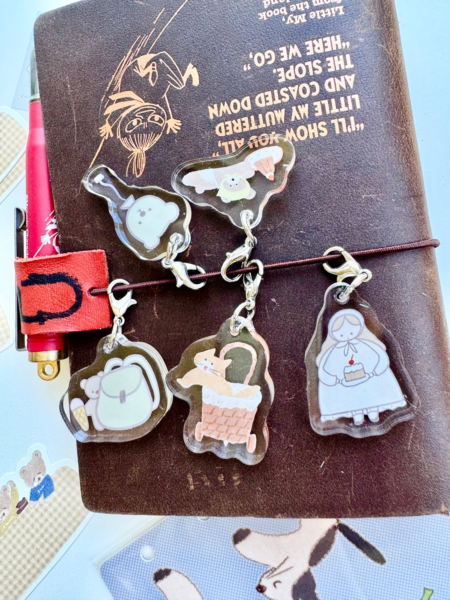 SPECIAL OFFER!! NEW! Ranmyu x Lazy Home | 5pcs Set | Mini Charms | Resin | Journaling Accessories