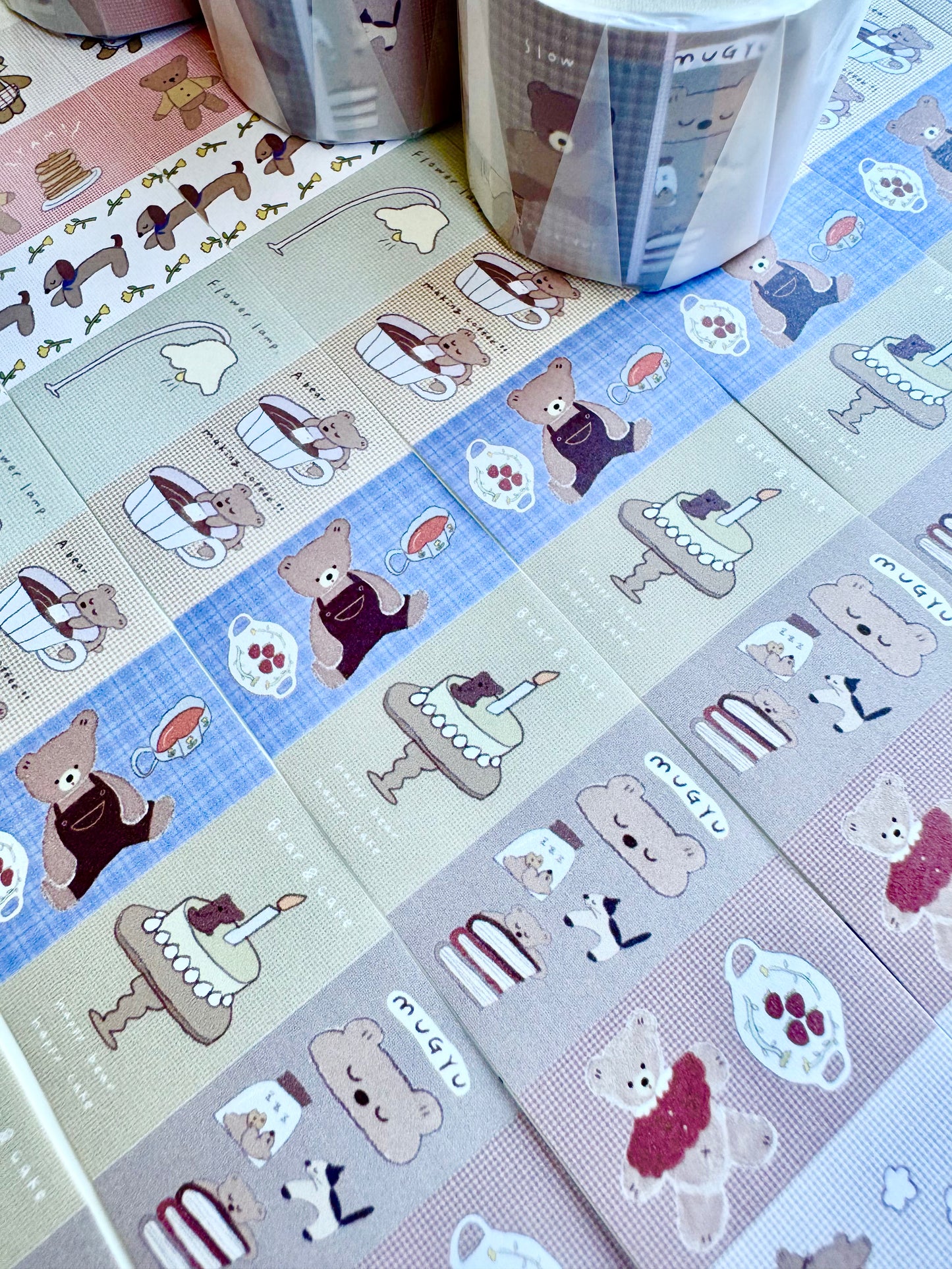Ranmyu x Lazy Home -  | 3.4cm Sticker Roll | Die-cut | Release Paper | 5M