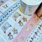 Ranmyu x Lazy Home -  | 3.4cm Sticker Roll | Die-cut | Release Paper | 5M