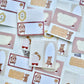NEW! Ranmyu x Lazy Home | Perforated | 50 Sheets Memo Pad | Ephemera Paper