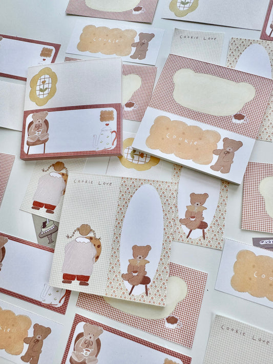 NEW! Ranmyu x Lazy Home | Perforated | 50 Sheets Memo Pad | Ephemera Paper