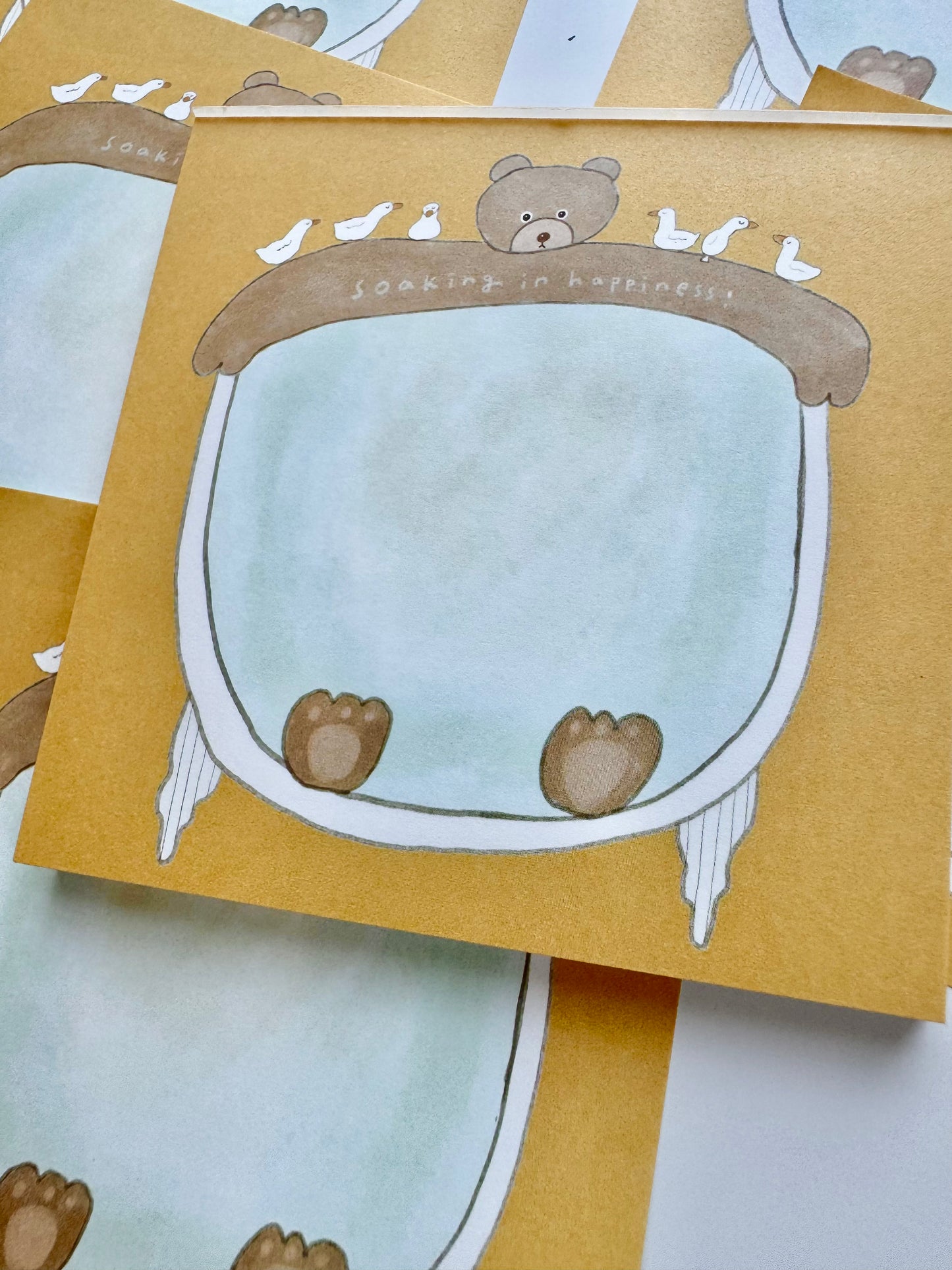NEW! Lazy Home X Ranmyu - 50 Sheets Memo Pad | Ephemera Paper