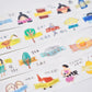 NEW! Wanle Studio - vol.9 Stick It On | 3.3cm Pre-cut Washi Tape |  Release Paper