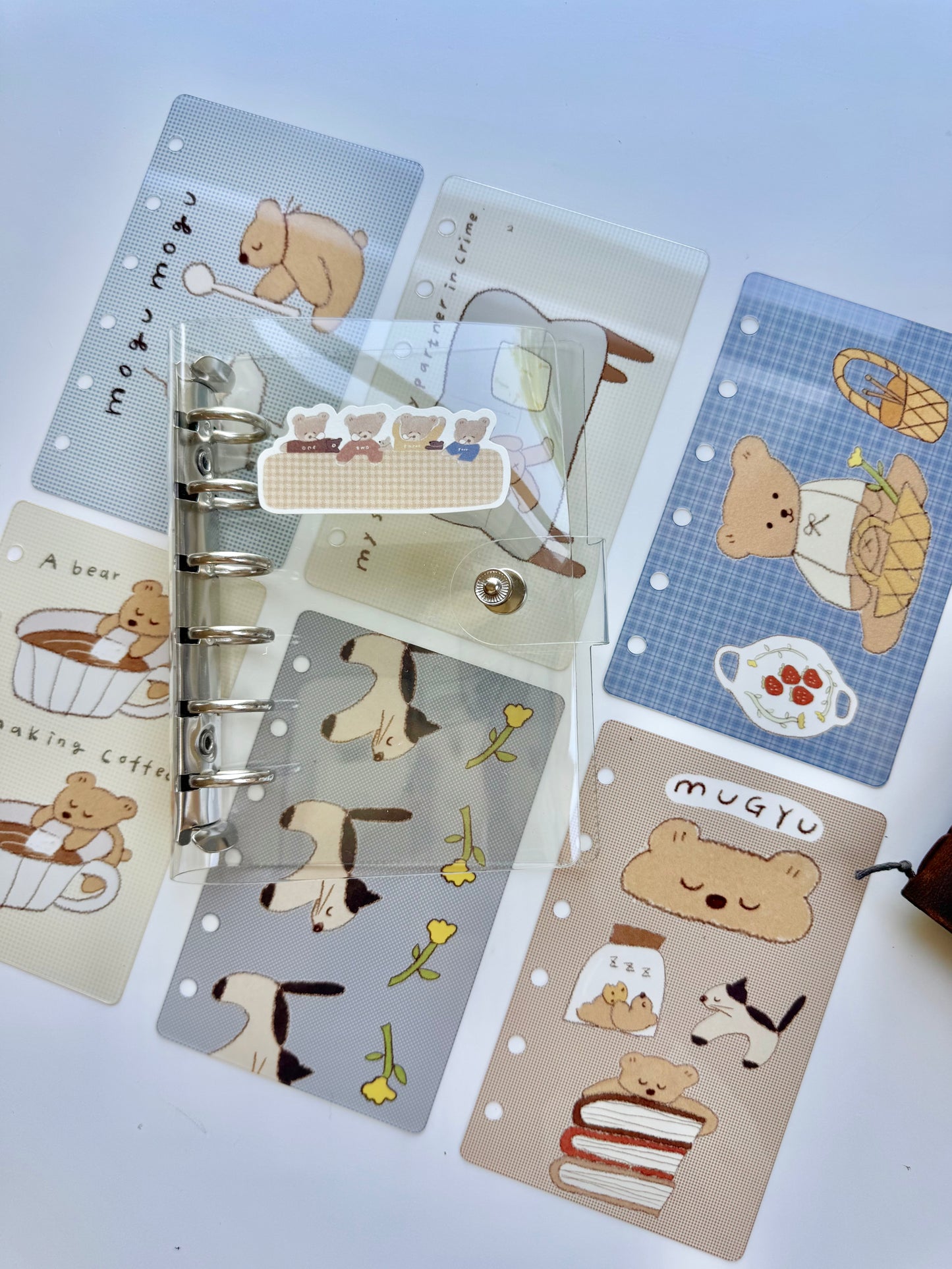 NEW! Lazy Home X Ranmyu - A7 Size | Notebook Divider | Semi-Transparent PVC | Pre-punched | Journal Accessories