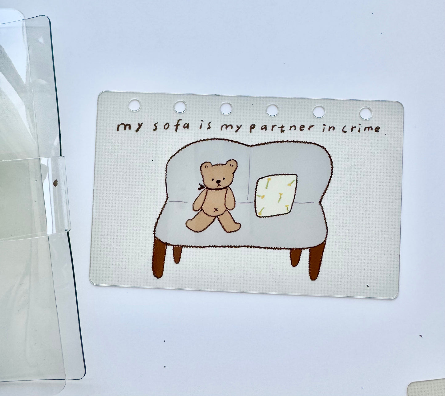NEW! Lazy Home X Ranmyu - A7 Size | Notebook Divider | Semi-Transparent PVC | Pre-punched | Journal Accessories
