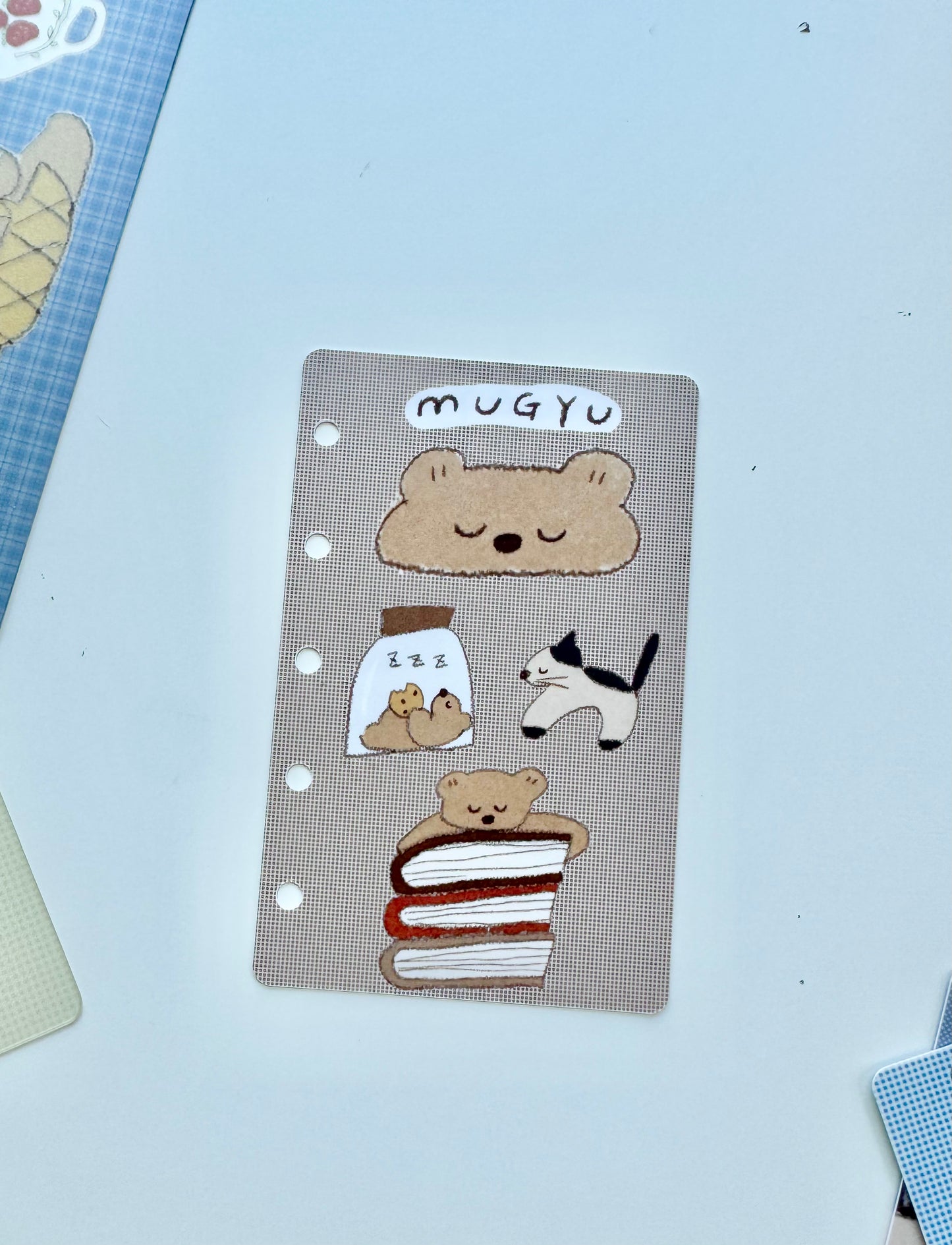 NEW! Lazy Home X Ranmyu - M5 Size | Notebook Divider | PVC | Pre-punched | Journal Accessories